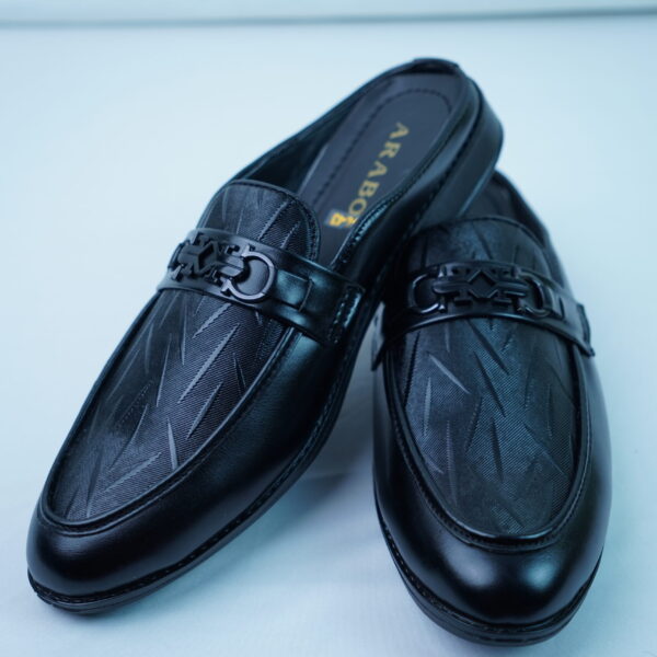 Black Amboss Half Tassel Loafer