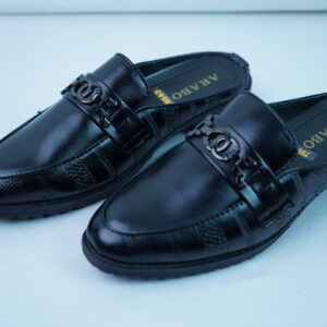 Chain Buckle Half Tassel Loafer